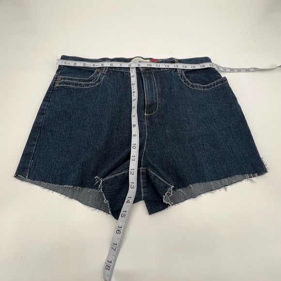 Christopher & Banks Stretch Cut Off Denim Jean Shorts Size 12 Short Women's - Picture 5 of 5